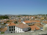 Vista panorámica de Valencia de Alcántara desde el Castillo-Fortaleza